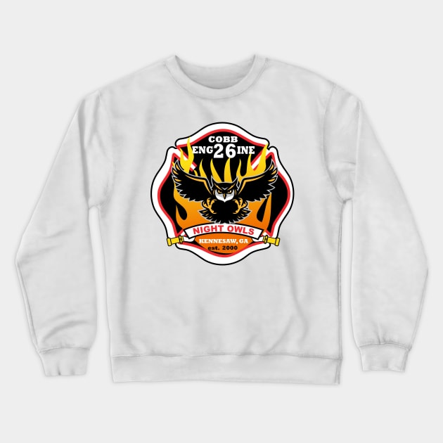 Cobb County Fire Station 26 Crewneck Sweatshirt by LostHose